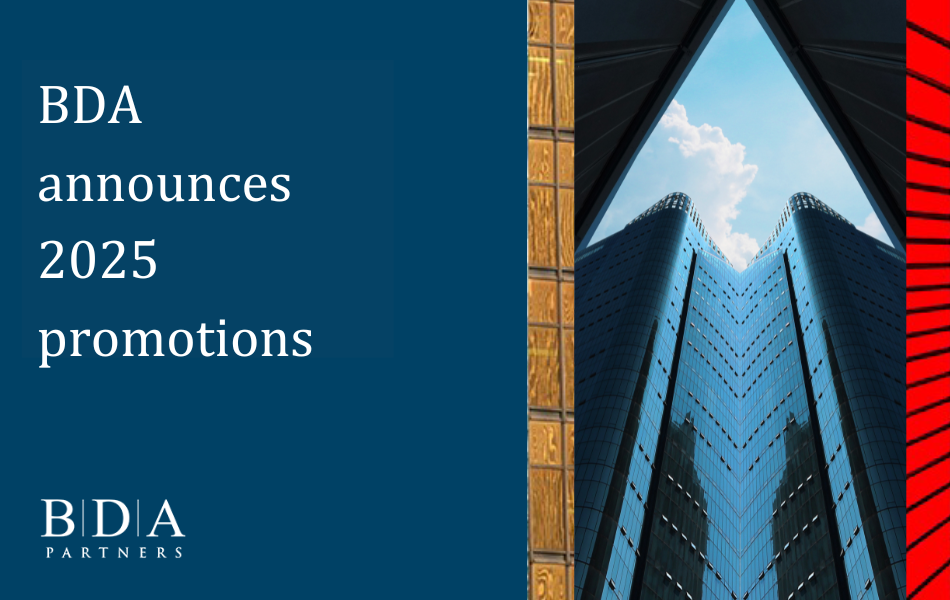 BDA Partners Announces 2025 Promotions